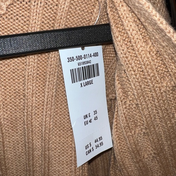 Hollister Tan Crop Knit Cardigan NWT - Picture 2 of 3